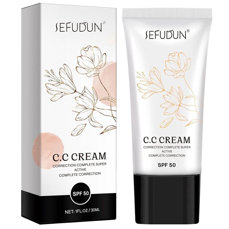 Crema corectoare pentru ten cu SPF50, acoperire completa,